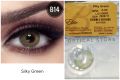 Bella Silky Green Elite contact lens with kit box B14. 