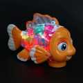 Transparent Gear Fish Toy, Baby Lights Music Light Fish Toy, Newborn Musical Early Educational Toy,.