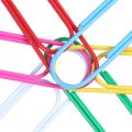JAERBEE Super Large Paper Clips Vinyl Coated, 60 Pack 4 Inch Assorted Color Jumbo Paper Clip Holder(10 cm). 