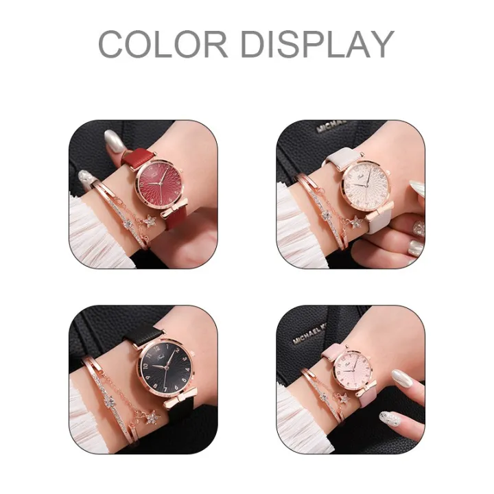 2%20pcs/set%20women%20watches%20bracelet%20set%20flowers%20ladies%20Bracelet%20Watch%20casual%20leather%20quartz%20wristwatch%20-%20Image%207
