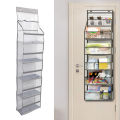 Over The Door Hanging Organizer 3 Top Plastic Pouches Hanging Storage Closet Door Organizer Space Saving for Pantry. 