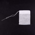 100 Pcs Disposable Empty Tea Bag String Heat Seal Filter Paper.