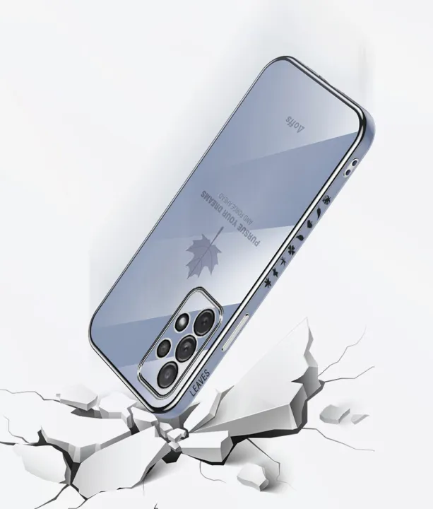 For%20Samsung%20Galaxy%20A33%205G%20back%20cover%20wristband%20fashion%20shiny%20Maple%20Leaf%20plating%20square%20bumper%20phone%20case%20soft%20TPU%20silicone%20shockproof%20protective%20cover%20-%20Image%205