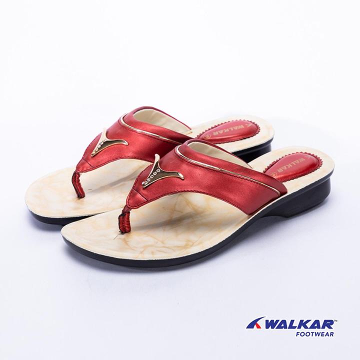 Walkar Ladies Sandal-Maroon