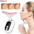 Facial Lifting Device EMS Neck Facial Eye Massage Face Slimmer Skin Tighten Wrinkle Anti Aging Face Massager Double Chin Remover.
