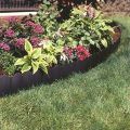 Garden Lawn Edging - 20 Pack Landscape Border Flexible Interlocking Edging Plastic Palisade Fence DIY Decorative.