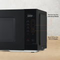 Panasonic 25L Solo Microwave Oven NN-ST34NB – 900W, Auto Defrost, Touch Control, Quick 30, Child Safety Lock, Push-Open Door, Black.