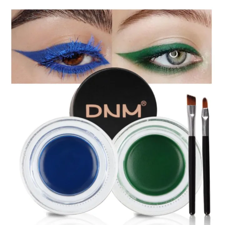 2pcs%20White%20+%20Black%20Gel%20Eyeliner%20Make%20Up%20Waterproof%20Cosmetics%20Set%20Eye%20Liner%20Makeup%20Eye%20Maquiagem%20With%202%20Brushes%20AmourV%20-%20Image%203