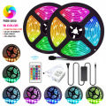 RGB 16 COLOR SMD5050 DC 12V Strip Light (5-15 Meters) Led Strip Lighting For Ceiling Decoration. 