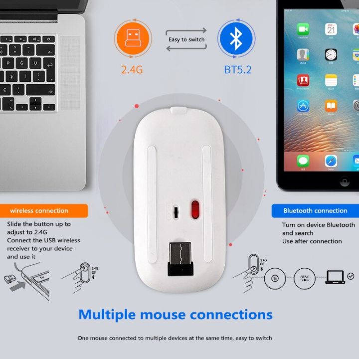 2.4G%20Wireless%20+%20Bluetooth%205.0%20Dual%20Mode%20Mouse%20Rechargeable%20Computer%20RGB%20Light%20Mause%20Silent%20Click%20Pink%20Crystal%20Mice%20For%20Women%20-%20Image%208