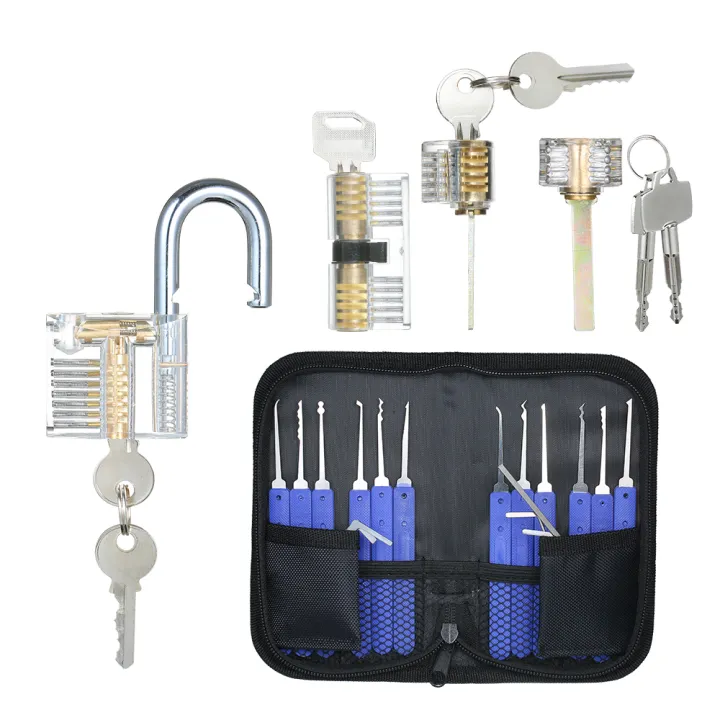 17%20PCS%20Lock%20Picking%20Set%20with%20Storage%20Bag%20+%204%20PCS%20Visible%20Practice%20Lock%20Set%20Transparent%20Padlock%20Training%20Locksmith%20Tools%20Lockpicking%20Set%20for%20Beginners%20Professionals%20Kids%20-%20Image%203