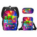 Three -piece Garten of Banban Banban Backpack Schoolbag Garden Bag Game Pen Bag Pen Bag Small Bag children's boys and girls. 