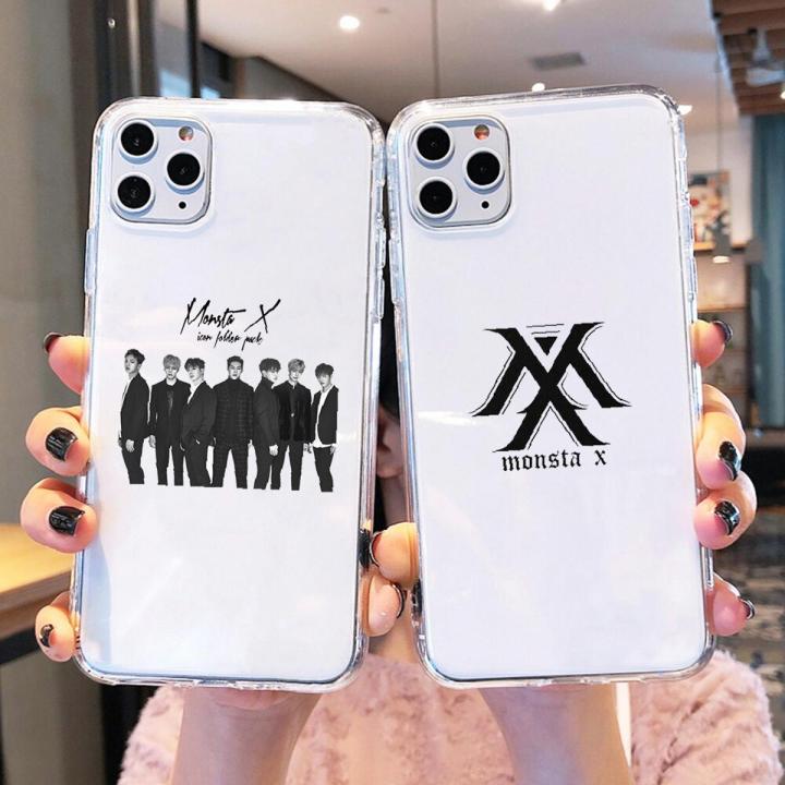 Kpop Monsta X fatal love Phone Case For Huawei Honor 6 7 8 9 10 10i 20 A C X Lite Pro Play transparent fashion Etui trend bumper