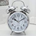 METAL BELL Alarm Clock Twin Bell Alarm Clock With  Dial Backlight Desk Clock Loud Alarm Clock. 