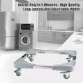 Washing Machine Stand Multi-functional Movable Base Refrigerator Base with Wheels. 