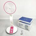 LR 2018 Rechargeable Folding Table Fan with Light Multifunctional Cute fan. 