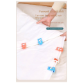Bear Quilt Holder Invisible Needleless Sheet Quilt Cover Clip Anti-Run Dual Card Clip Cartoon Quilt Anti-Slip Buckle 30Piece.