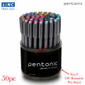 Linc Pentonic Ball Pen - 50pc (Muilticolour) (With Rotatable Pen Stand). 