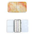 （New）Half Pan Watercolor Tray Paint Tin Box Empty Palette Painting torage Paint Tray. 