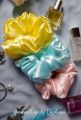 2 Pcs helpful Silk Scrunchie Hair Band Bracelet Set For Grils.