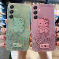 New Phone Case For Samsung Galaxy A15 Cover Shiny Ring Covers Glitter Soft Transparent Kitty Stars Moon Girls for Samsung A15 Case. 