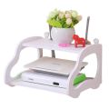 Wifi Router Stand Shelf Double Layer Wall Mounted Shelf Home decorator.