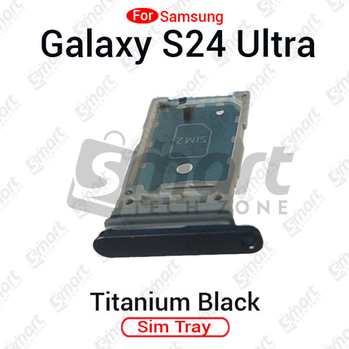 Samsung%20Galaxy%20S24%20Ultra%20Dual%20SIM%20Tray%20Replacement%20Slot%20Holder%20for%20S24%20Ultra%205G%206.8"%20S928U1%20SM-S928U%20Tray%20Repair%20Part%20with%20Opening%20Needle%20(Sim%20Ejector)%20-%20Image%202