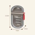 Travel Soap Dish With Drain Water Bathroom Supplies Portable Gadgets For Traveling Holder Container Accessories Case Storage Box.