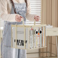 Waterproof Folding Storage Box Collapsible Portable Handheld Organizer Dustproof Folding Storage Basket for Home Storage.