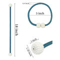 Premium Magnetic Curtain Tieback with elegant rope design – Decorative Curtain Holder (No drilling, no hooks – easy to use & reusable).