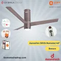 Orient Aeroslim BLDC Motor 48" Smart Inverter Ceiling Fan with IOT, Remote & Under Light (Brown). 