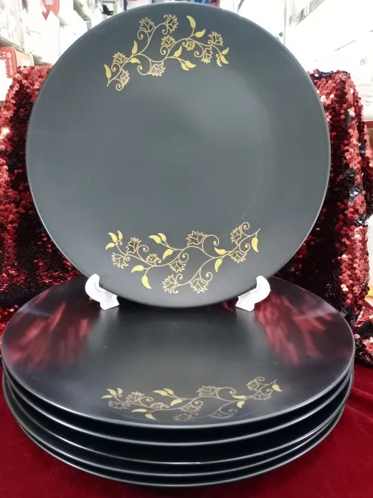 6%20Pcs%20Exclusive%20Dinner%20Plate%20Set,%20Gift%20And%20Home%20Decoration%20-%206%20Pcs%20Ceramic%20Plate%20Black.%20-%20Image%203