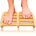 Traditional Wooden Roller Foot Massager, Accupressure Roller Wood Foot Massager Stress Reliever 12 Roolers. 
