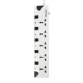 CLICK Safe 5 Point Multiplug Extension Cord 5skt Port Multi Plug Socket. 