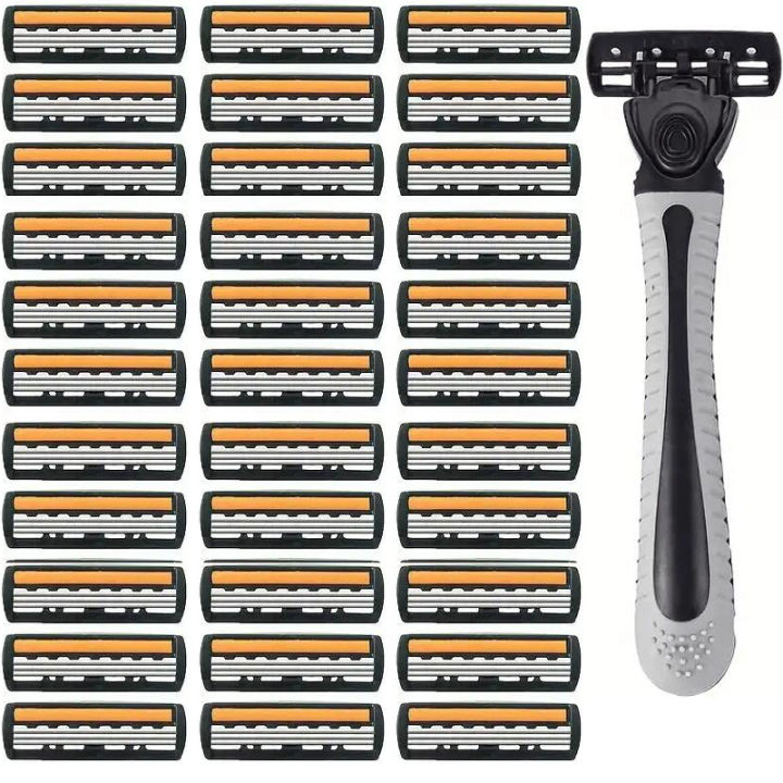 1%20Holder%20+%2012%20Blades%20Men's%20-layer%20razor%20blade%20Manual%20Shaving%20For%20Men%20Replace%20Head%20Comfortable%20Shaving%20Blades%20-%20Image%205
