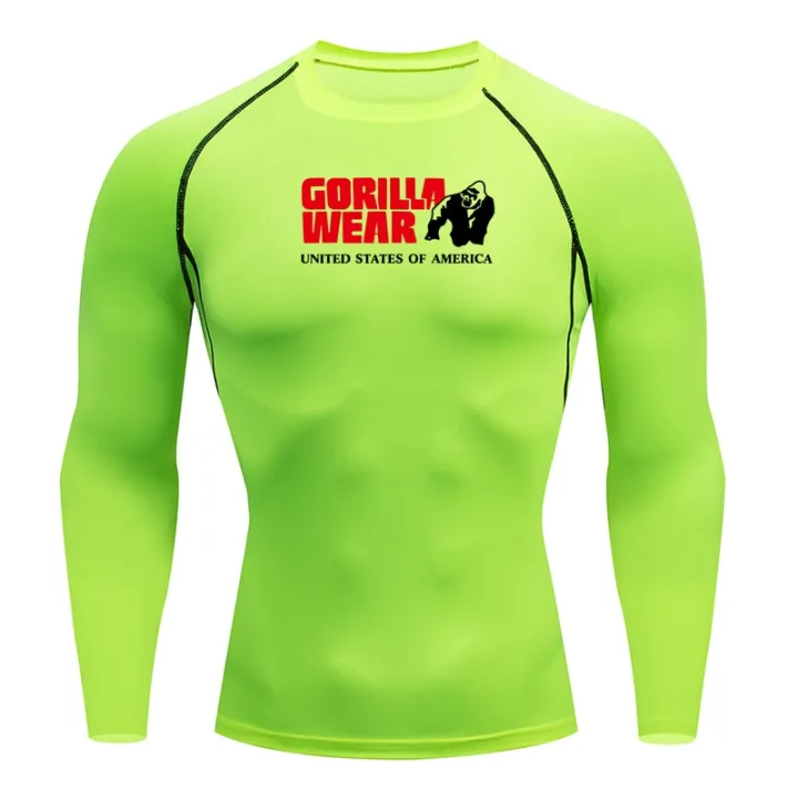Men%20Compression%20Running%20T%20Shirt%20Fitness%20%20Long%20Sleeve%20Sport%20tshirt%20Training%20Jogging%20Shirts%20Gym%20Gorilla%20Quick%20Dry%20rashgard%20-%20Image%205