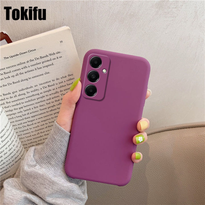 Tokifu For Samsung Galaxy A05s Case Liquid Silicone Soft Gel Shockproof Cover