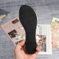 2023 summer women's sandals ladies casual flat shoes simple style Fashion rivet design walking and shopping Large size 41-43. 