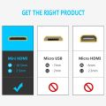 Mini HDMI to VGA Adapter, Benfei Gold-Plated Mini HDMI to VGA Adapter (Male to Female) Compatible for Ultrabooks, notebooks, Tablets, Cameras and camcorders ***Black***. 