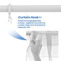 10pcs Curtain Drapery Pin Hooks - Silvery.