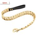 Stainless Steel Dog Chain Leash Super Strong Dog Metal Durable Silver Traction Rope Chain Solid For Pet Jewelry Accessories.