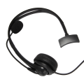 4X USB Call Center Headset with Noise Cancelling Mic Monaural Headphone for PC Home Office Phone Service Plug and Play. 