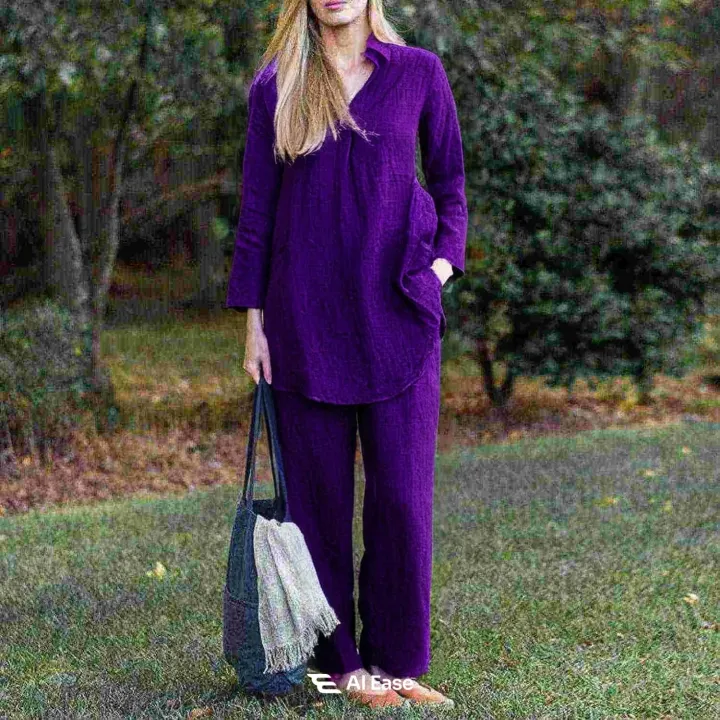 Cotton%20Linen%20Co-Ord%20Set%20%E2%80%93%20Comfortable%20Shirt%20Top%20&%20Straight%20Pants%20-%20Image%206