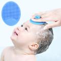 Baby Bath Brush Baby Cradle Cap Brush  Silicone Massage Brush  Silicone Scrubbers Exfoliator Brush | The SkinSoother Baby Essential for Dry Skin, Cradle Cap and Eczema 1pcs. 