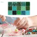 Seed Beads for Jewelry Making 15 Colors DIY Beading Supplies Craft Beads. 