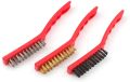 3 PCs Wire Brush, Household Cleaning Brush for Stove Burner Tiles Tap. 