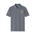 Summer printed polo shirt with polo collar, men's short sleeved business casual fashion slim fit polo shirt, men's essential T-s. 