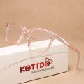 KOTTDO Classic Anti-blue Light Computer Eye Glasses Frames for Men Vintage Square Plastic Glasses Frame Women 2022. 