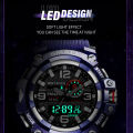 SMAEL Fashion Sport Watches Men Chronograph Clock Luxury Waterproof Man Watches 2023 Modern Dual Movement Wristwatches 8035.