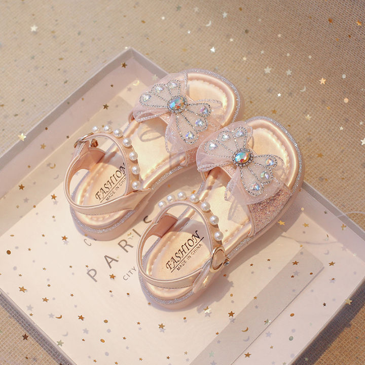 Girls%20Sandals%20Fashion%20Sequins%20Cute%20Bow%20Summer%20Princess%20Shoes%20Soft%20Falt%20Children%20Beach%20Kids%20Footwear%2023-36%20-%20Image%205
